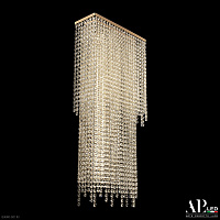 Бра хрустальное светодиодное APL LED Rimini S500.B3.35-75.B.3000.Gold