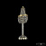 Хрустальная настольная лампа Bohemia IVELE Crystal 19283L4/H/35IV G