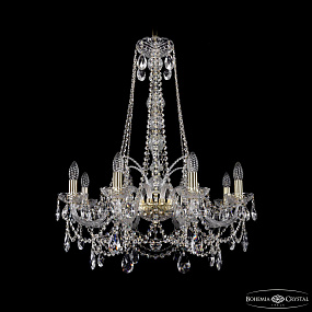 Хрустальная подвесная люстра Bohemia IVELE Crystal 1411/8/240/h-83 G