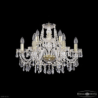 Хрустальная подвесная люстра Bohemia IVELE Crystal 1403/6+3/195 G