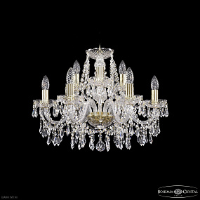 Хрустальная подвесная люстра Bohemia IVELE Crystal 1403/6+3/195 G