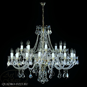 Люстра большая ARTGLASS SARA XXIV. US va-pe