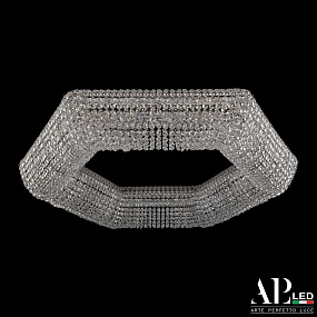 Хрустальная потолочная светодиодная люстра APL LED Rimini S506.0.80.A.4000