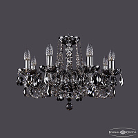 Хрустальная подвесная люстра Bohemia IVELE Crystal 1402/8/195/Ni/M781