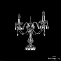 Хрустальная настольная лампа Bohemia IVELE Crystal 1402L/2/141-39 Ni