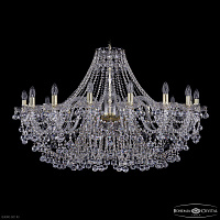 Большая хрустальная люстра Bohemia IVELE Crystal 1409/16/400 G
