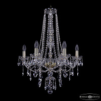 Хрустальная подвесная люстра Bohemia IVELE Crystal 1415/6/200/h-75 G