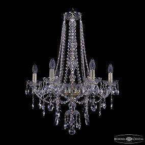 Хрустальная подвесная люстра Bohemia IVELE Crystal 1415/6/200/h-75 G
