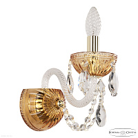 Бра хрустальное Bohemia IVELE Crystal 5402B/1/141 G Amber/M-1G