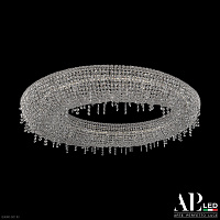Хрустальная потолочная светодиодная люстра APL LED Rimini S510.0.100.B.4000 Dim