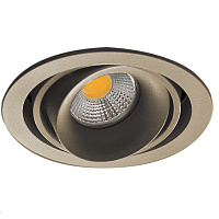 Встраиваемый светильник Donolux Lumme DL18615/01WW-R Champagne/Black