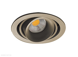 Встраиваемый светильник Donolux Lumme DL18615/01WW-R Champagne/Black