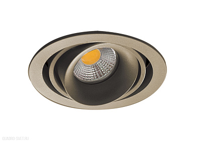 Встраиваемый светильник Donolux Lumme DL18615/01WW-R Champagne/Black