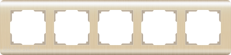 Рамка на 5 постов  (шампань) Werkel WL12-Frame-05
