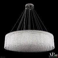 Большая хрустальная светодиодная люстра APL LED Sicilia SH13.100.A.Ni.4000