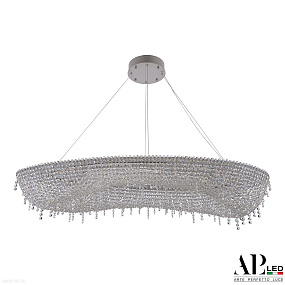 Большая хрустальная светодиодная люстра APL LED Sicilia SH523.0.120.B.Gd.4000.INT