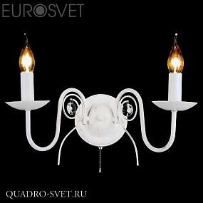 Бра EUROSVET 60018 60018/2 белый с золотом