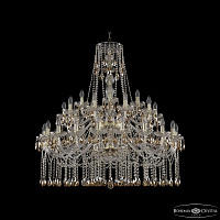 Большая хрустальная люстра Bohemia IVELE Crystal 1413/20+10+5/400/2d G K721