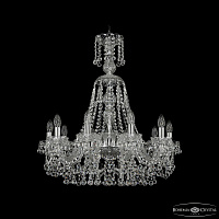 Хрустальная подвесная люстра Bohemia IVELE Crystal 1409/10/240/XL-75 Ni