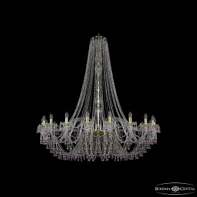 Большая хрустальная люстра Bohemia IVELE Crystal 1410/20/530/h-157 G V7010