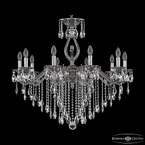 Подвесная хрустальная люстра Bohemia Ivele Crystal Verona 72402/10/300 B NB FL3M