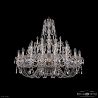 Большая хрустальная люстра Bohemia IVELE Crystal 1406/20+10+5/360 G