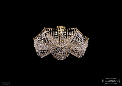 Хрустальная потолочная люстра Bohemia IVELE Crystal 7708/6/G
