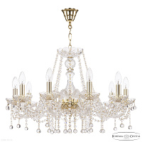 Хрустальная подвесная люстра Bohemia IVELE Crystal 108/10/240 G
