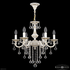 Хрустальная подвесная люстра Bohemia IVELE Crystal AL78101/6/175 B WMG Balls