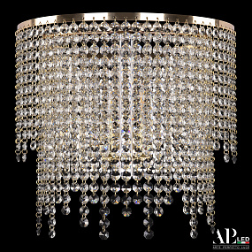 Бра хрустальное APL LED Rimini S500.B4.35-32.B.E14.Gold
