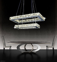 Хрустальная подвесная светодиодная люстра Lumina Deco Padella DDP 6766
