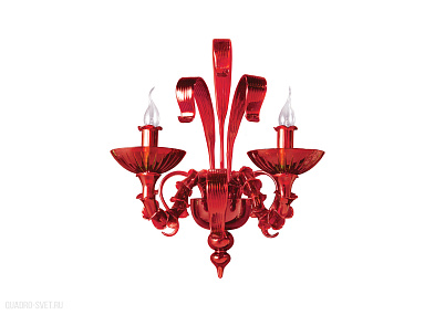 Бра из стекла Donolux Opera W110188/2red