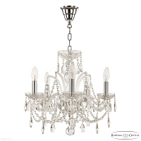 Хрустальная подвесная люстра Bohemia IVELE Crystal 105/5/141 Ni