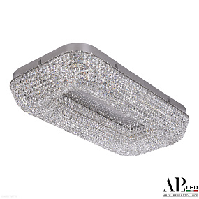 Хрустальная потолочная светодиодная люстра APL LED Sicilia SH622.2.80.A.Ni.4000