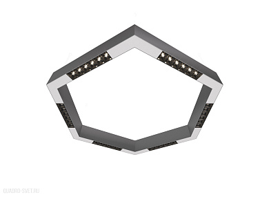 Накладной светодиодный светильник 0,7м 36Вт 48° Donolux Eye-hex DL18515С111А36.48.700BW