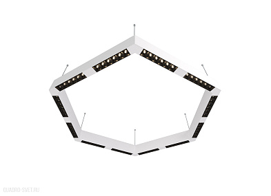 Подвесной светодиодный светильник 0,9м 72Вт 34° Donolux Eye-hex DL18515S111W72.34.900BW