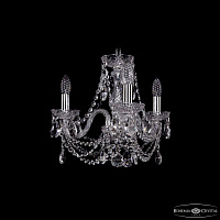 Хрустальная подвесная люстра Bohemia IVELE Crystal 1406/3/141/Ni