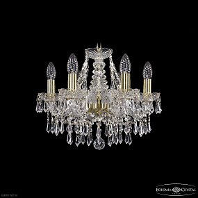 Хрустальная подвесная люстра Bohemia IVELE Crystal 1403/6/141 G