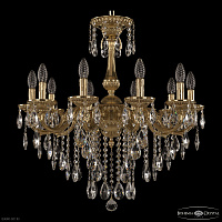 Подвесная хрустальная люстра Bohemia Ivele Crystal 75101/10/210 B G