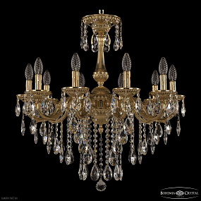 Подвесная хрустальная люстра Bohemia Ivele Crystal 75101/10/210 B G