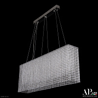Большая хрустальная светодиодная люстра APL LED Sicilia SH512.0.100.A.Ni.4000