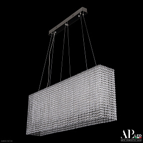 Большая хрустальная светодиодная люстра APL LED Sicilia SH512.0.100.A.Ni.4000