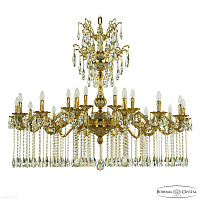 Большая хрустальная люстра Bohemia IVELE Crystal Florence 71107/21/500/XL A GW