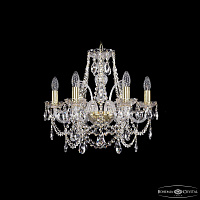 Хрустальная подвесная люстра Bohemia IVELE Crystal 1411/6/160/G