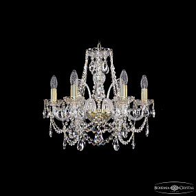 Хрустальная подвесная люстра Bohemia IVELE Crystal 1411/6/160/G