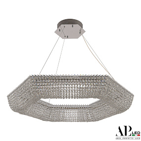 Большая хрустальная светодиодная люстра APL LED Sicilia SH506.0.80.A.Ni.4000