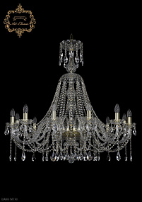 Большая хрустальная люстра Bohemia Art Classic 11.12.12.360.XL-95.Gd.Sp