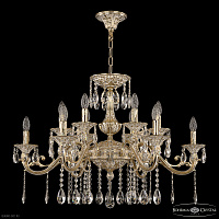 Большая хрустальная люстра Bohemia IVELE Crystal 70123/12/320 A GW U2