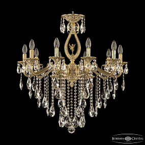 Подвесная хрустальная люстра Bohemia Ivele Crystal Verona 72402/10/250 B FP FA5S