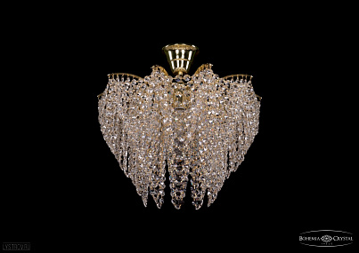 Хрустальная потолочная люстра Bohemia IVELE Crystal 7731/10/G